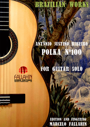 Book cover for POLKA Nº100 - ANTÔNIO JUSTINO RIBEIRO - FOR GUITAR SOLO