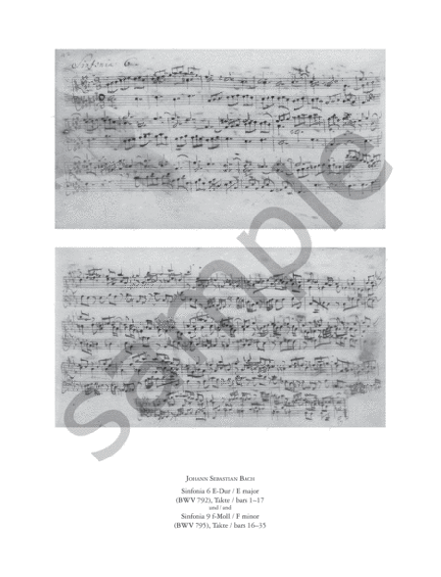 Inventions and Sinfonias BWV 772-801 for Piano Piano scores gallery preview page 3