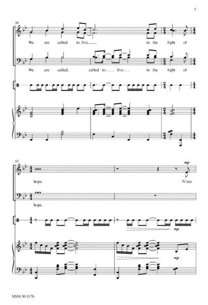 In the Light of Hope (Choral Score) image number null