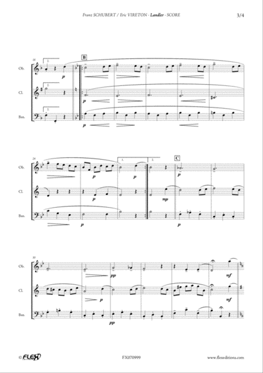 Landler Bassoon scores gallery preview page 3