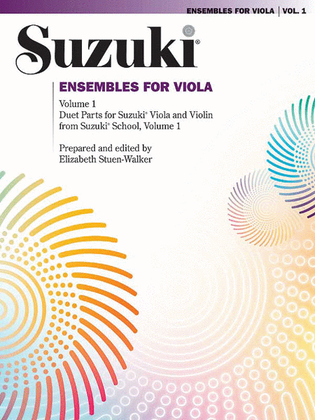 Book cover for Ensembles for Viola, Volume 1