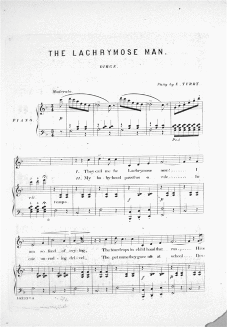 The Lachrymose Man. Dirge Voice scores gallery preview page 2