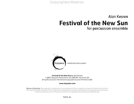 Festival of the New Sun image number null