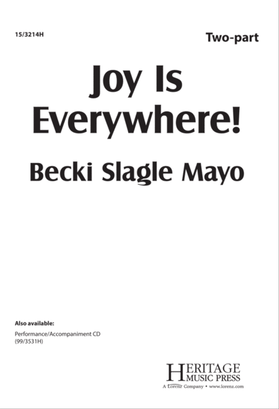 Joy Is Everywhere! 2-Part scores gallery preview page 1