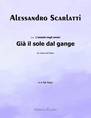 Già il sole dal gange, by Scarlatti, in A flat Major