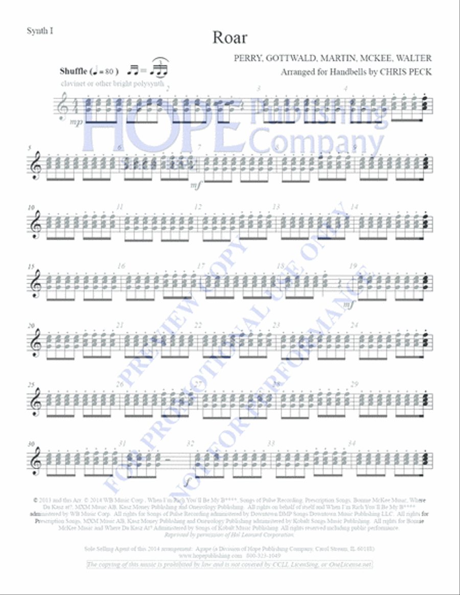 Roar Roar 5-Octaves scores gallery preview page 3