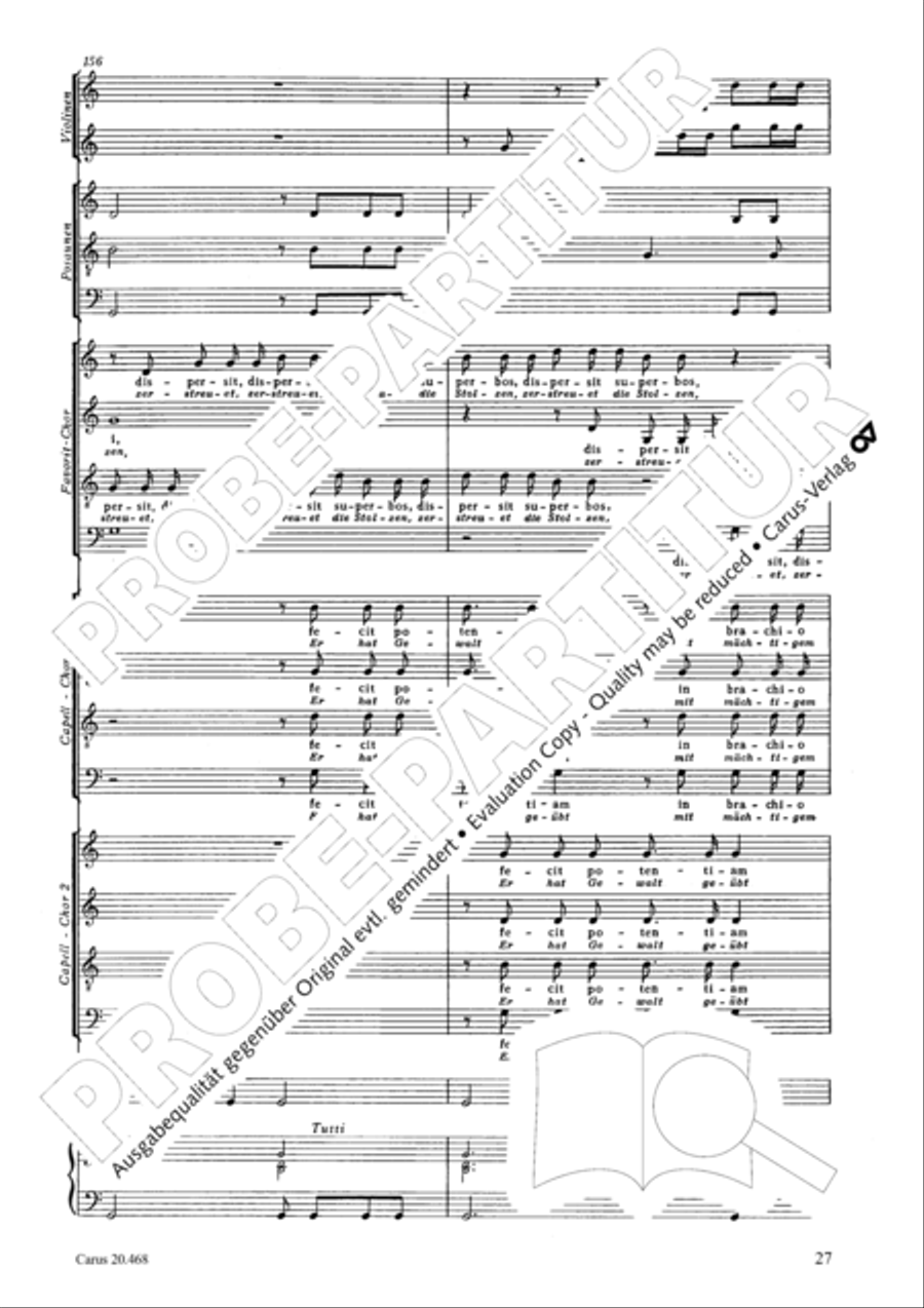 Uppsala-Magnificat 4-Part scores gallery preview page 28