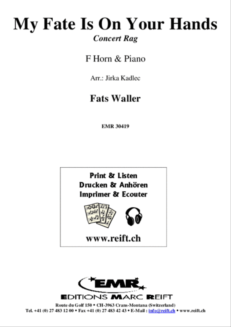 My Fate Is On Your Hands My Fate Is On Your Hands Horn scores gallery preview page 2