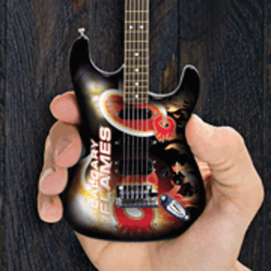 Calgary Flames Mini Replica Guitar Canadian Whse