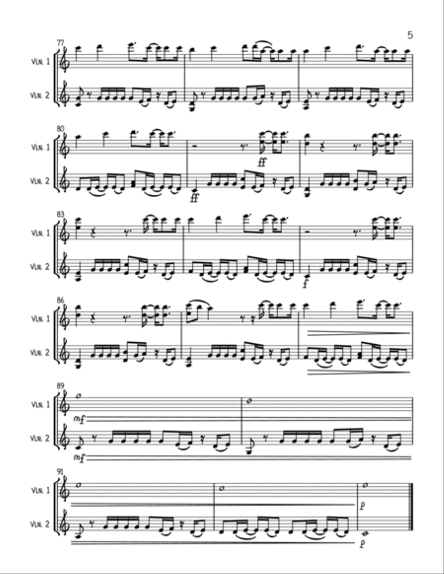 Girls Like You Girls Like You String Duet scores gallery preview page 5