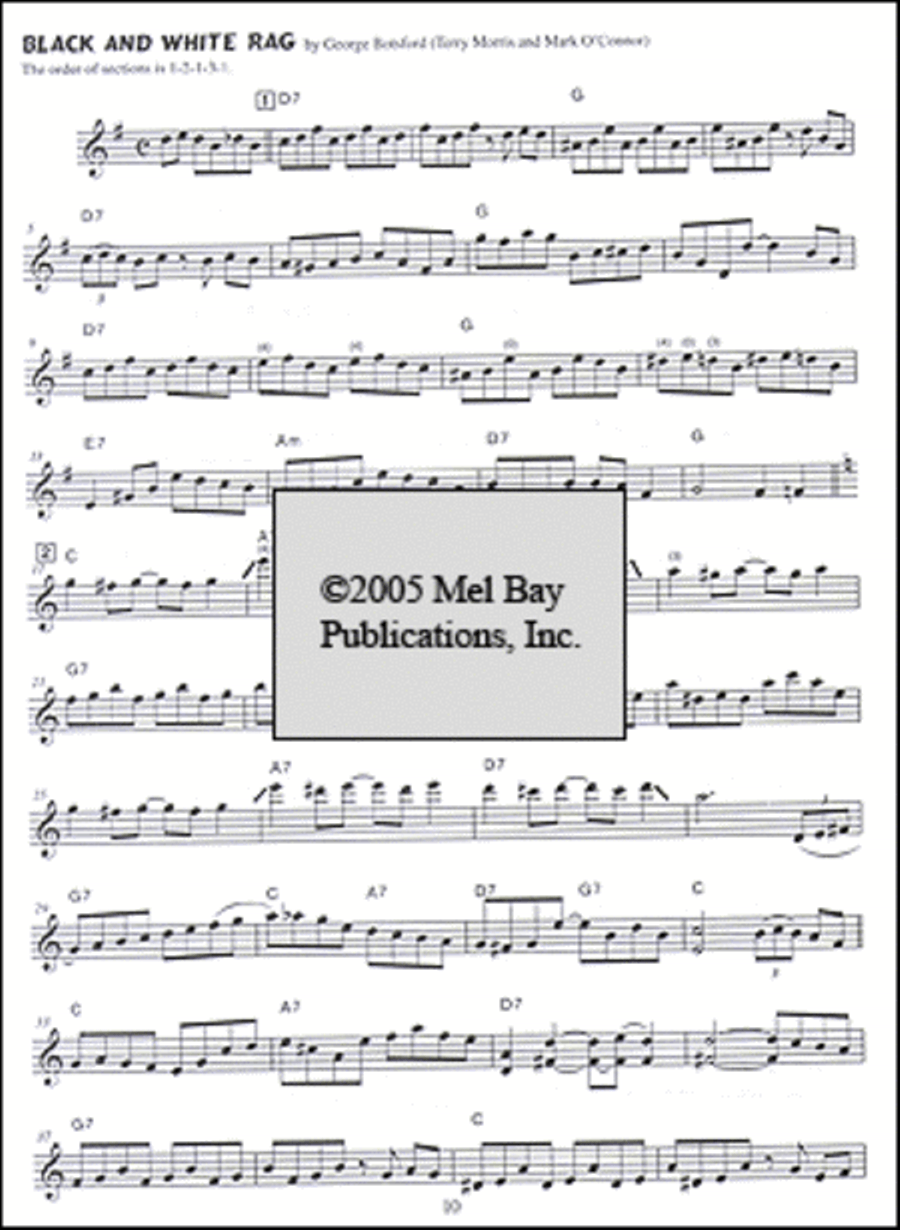 Favorite American Rags & Blues for Fiddle Violin scores gallery preview page 2