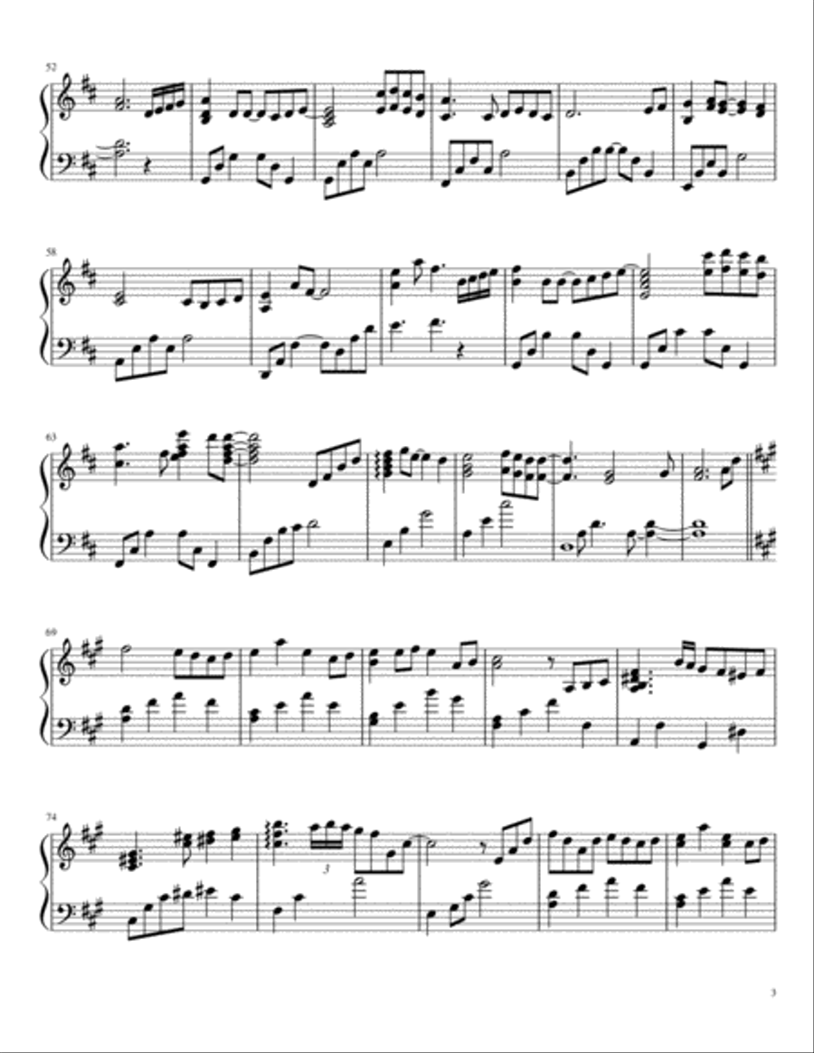 Joy in the morning - Piano Solo Piano Solo scores gallery preview page 3