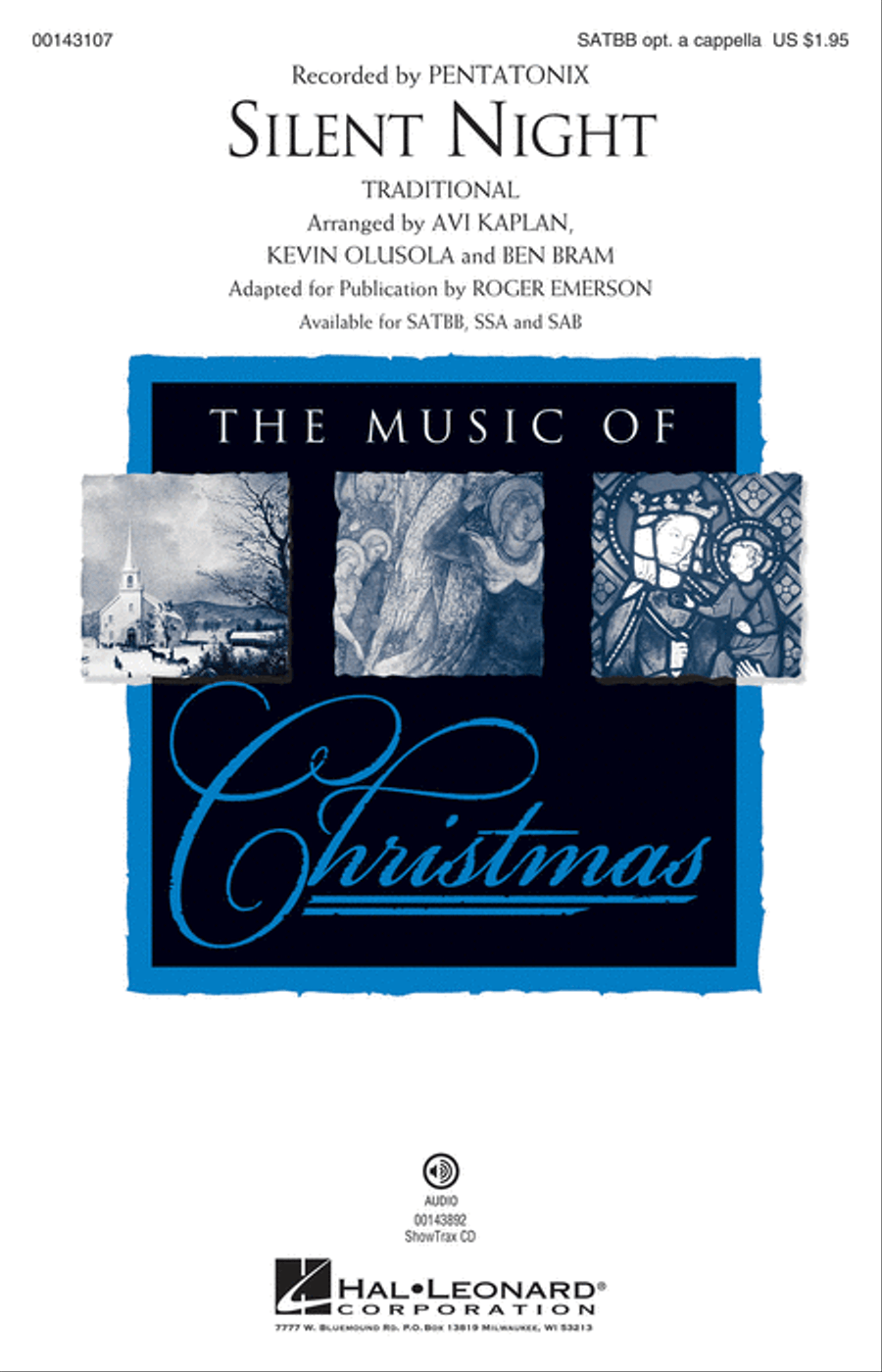 Silent Night A Cappella scores gallery preview page 1