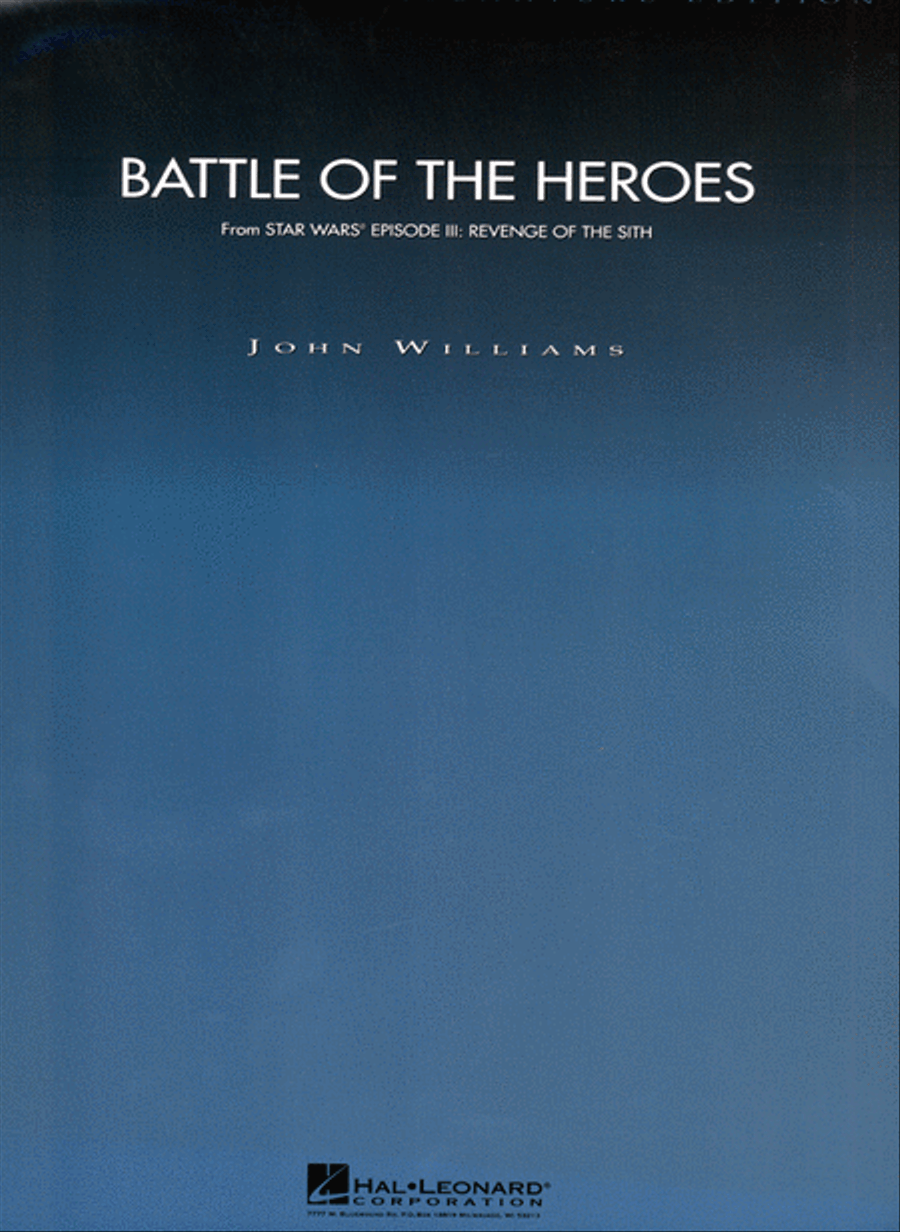 Battle of the Heroes (from Star Wars Episode III: Revenge of the Sith) Full Orchestra scores gallery preview page 1