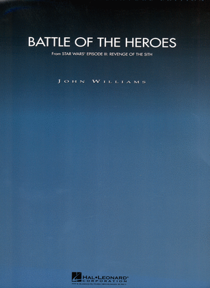 Book cover for Battle of the Heroes (from Star Wars Episode III: Revenge of the Sith)