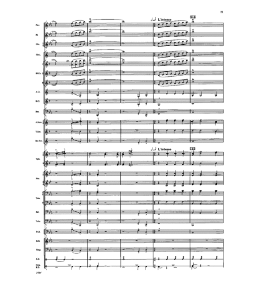 The Americans The Americans Concert Band scores gallery preview page 20