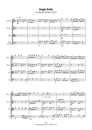 Jingle Bells (fugue style for string orchestra)