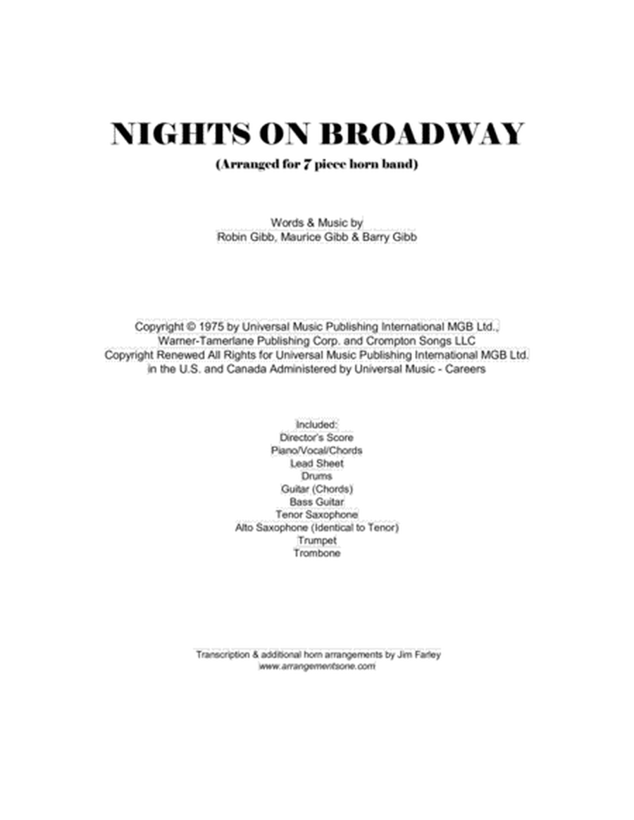 Nights On Broadway image number null