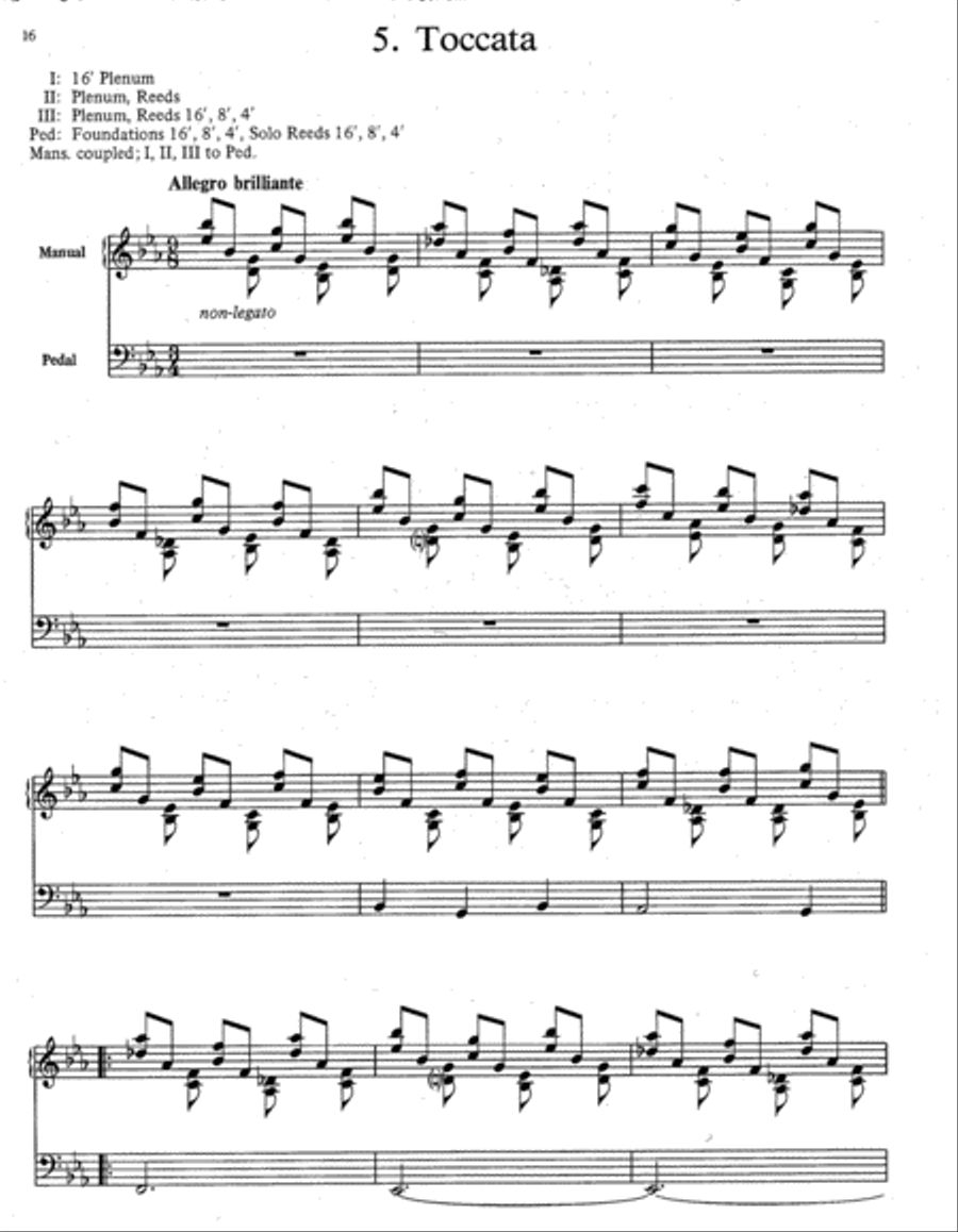 Partita on Awake, My Heart, With Gladness Organ scores gallery preview page 5
