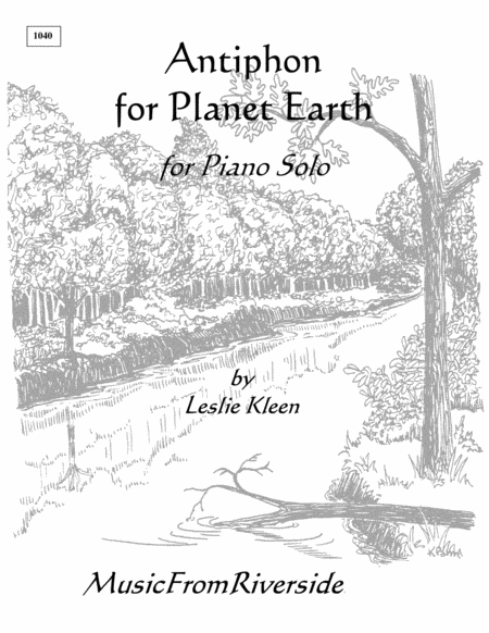 Antiphon for Planet Earth for piano solo image number null