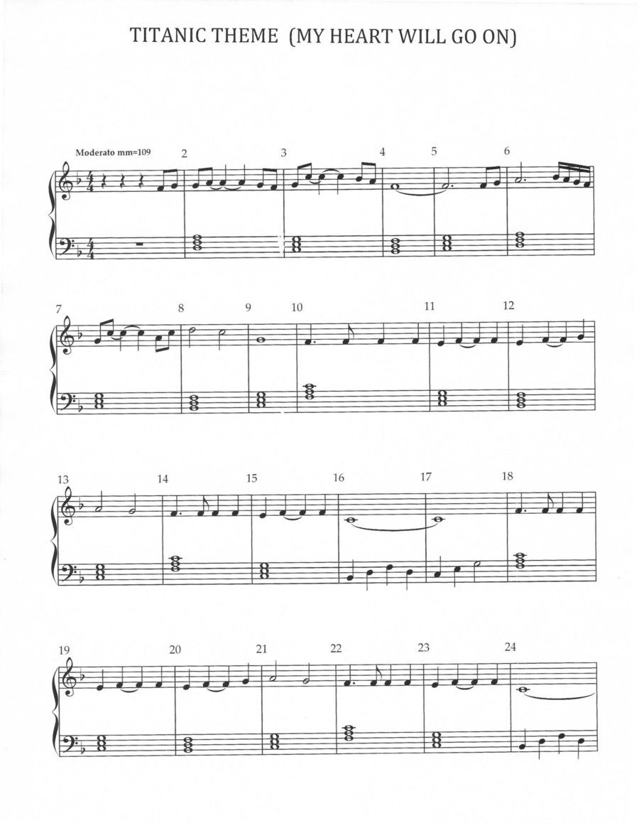 My Heart Will Go On (love Theme From 'titanic')