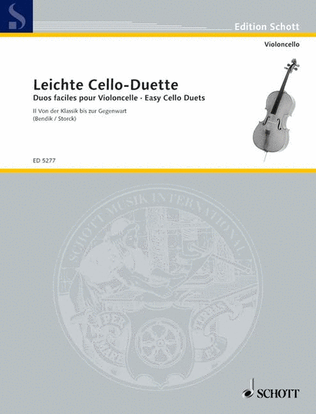 Book cover for Leichte Cello-Duette