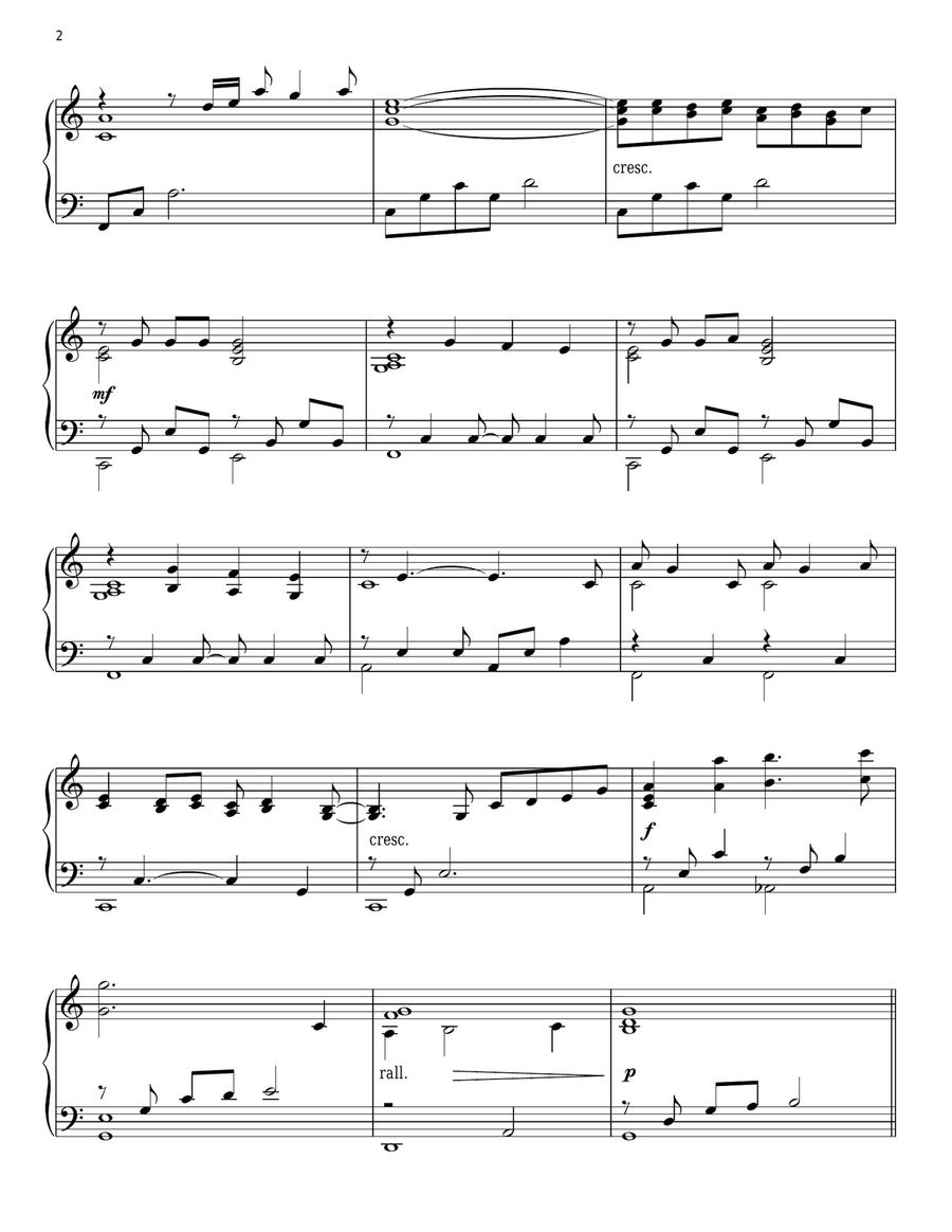 Dreams To Dream (Finale Version) Piano Solo scores gallery preview page 2