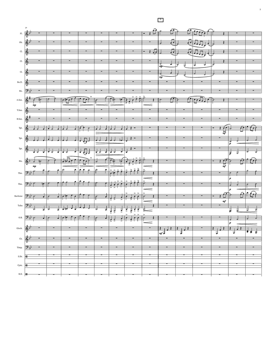 Remembering The Greatest Commandments Concert Band scores gallery preview page 4