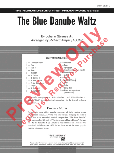 The Blue Danube Waltz