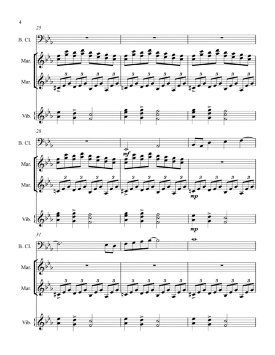 Sleep Doth Descend Sleep Doth Descend Small Ensemble scores gallery preview page 4