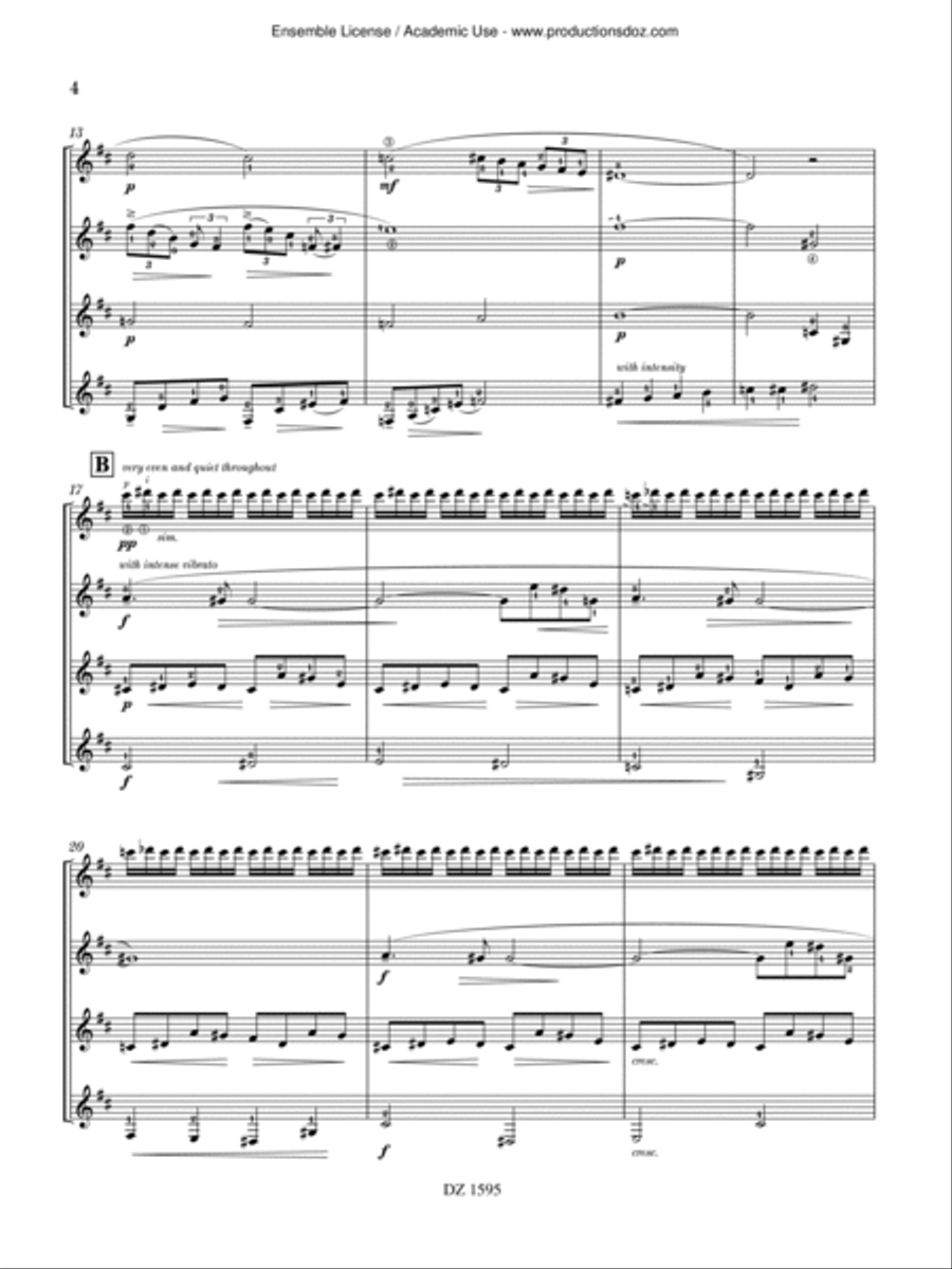 Intermezzo Guitar Ensemble scores gallery preview page 4