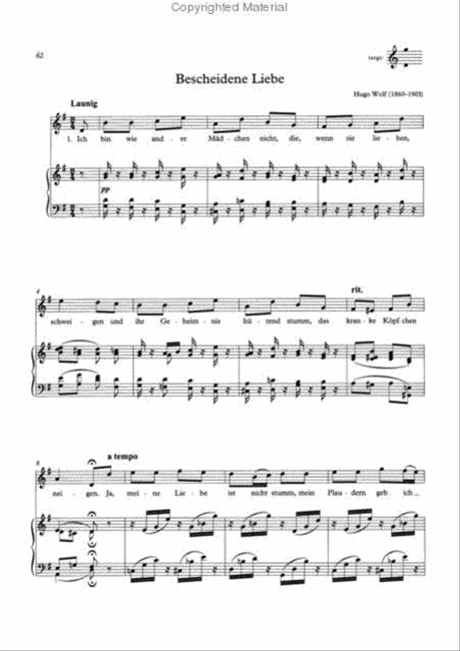 The Art of Song, Grade 6 (High Voice) High Voice scores gallery preview page 4