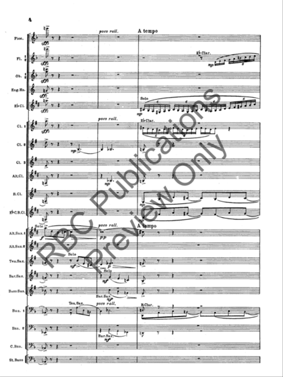 Overture For Woodwinds Overture For Woodwinds Score scores gallery preview page 7