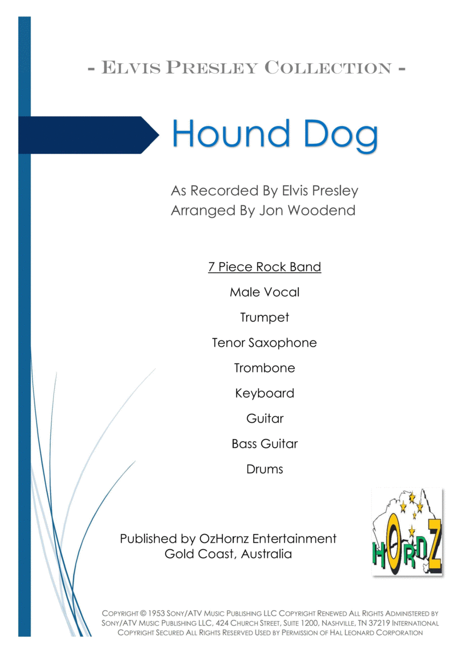 Hound Dog Jazz Ensemble scores gallery preview page 1