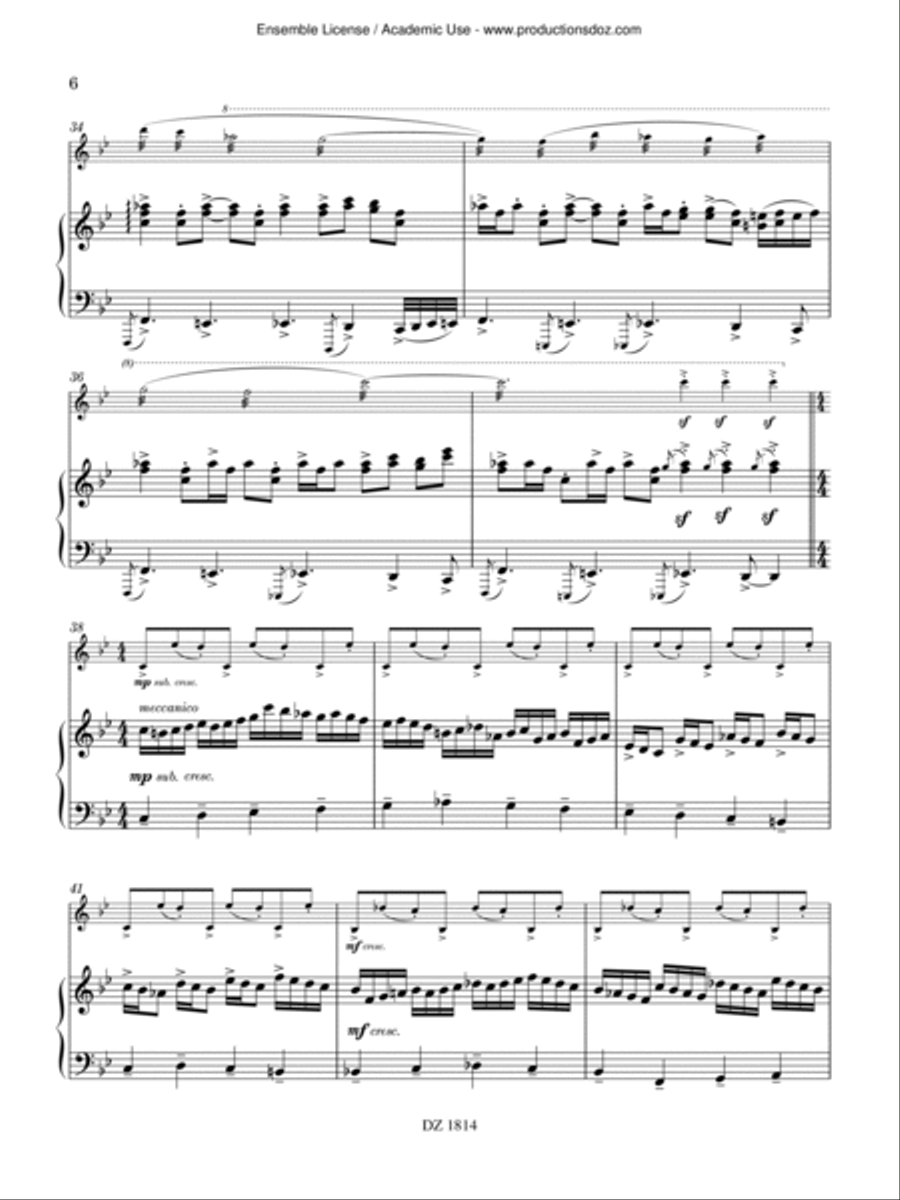 Tango mediterraneo Tango mediterraneo Piano Accompaniment scores gallery preview page 6