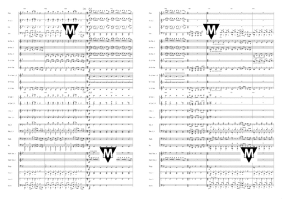 The Count of Monte Cristo Concert Band scores gallery preview page 20