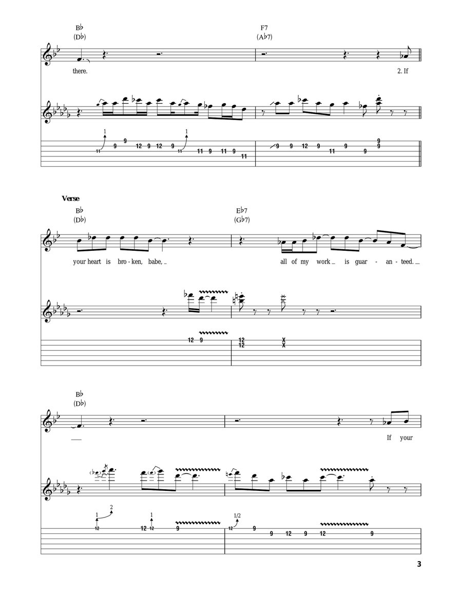 Heart Fixing Business Heart Fixing Business Acoustic Guitar scores gallery preview page 3