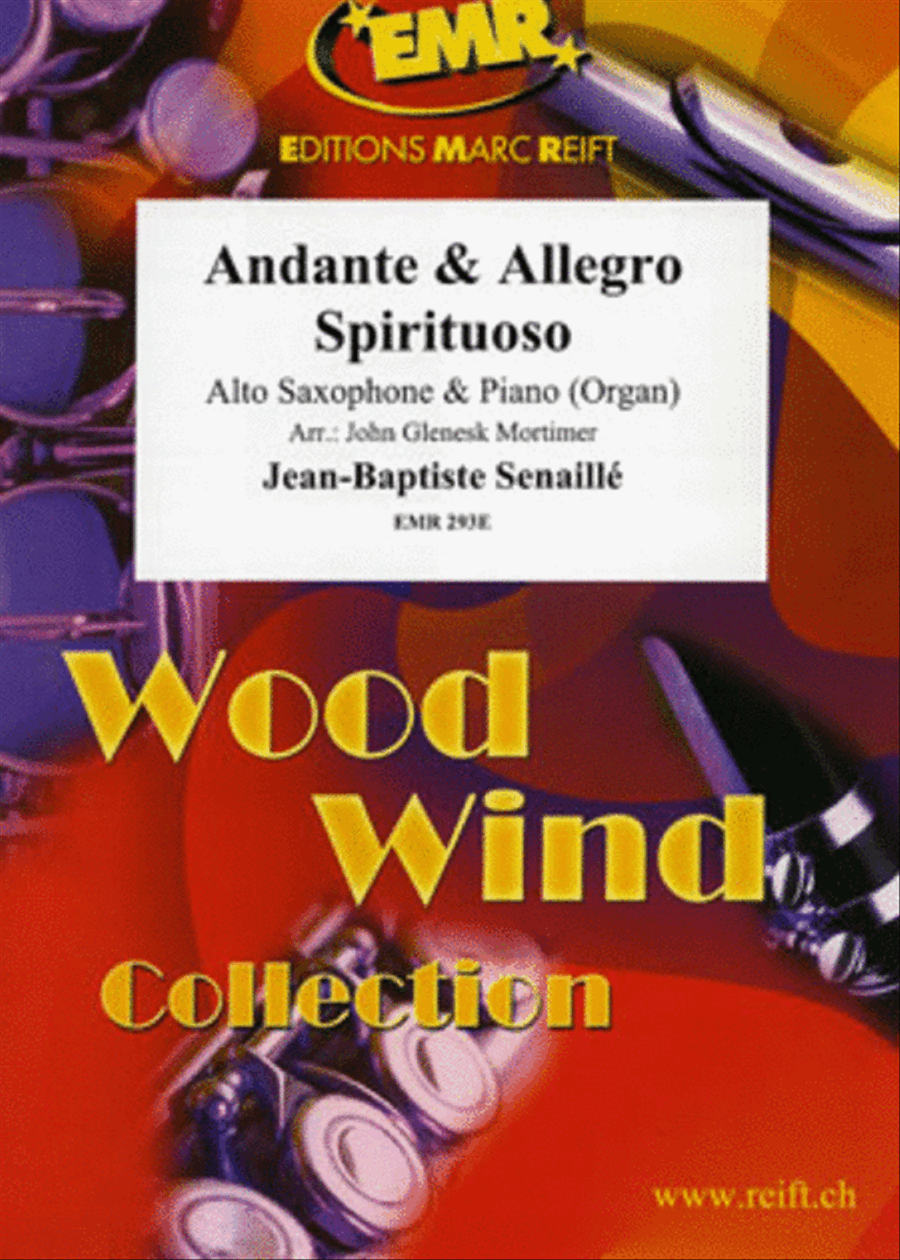 Andante & Allegro Spirituoso Alto Saxophone scores gallery preview page 1