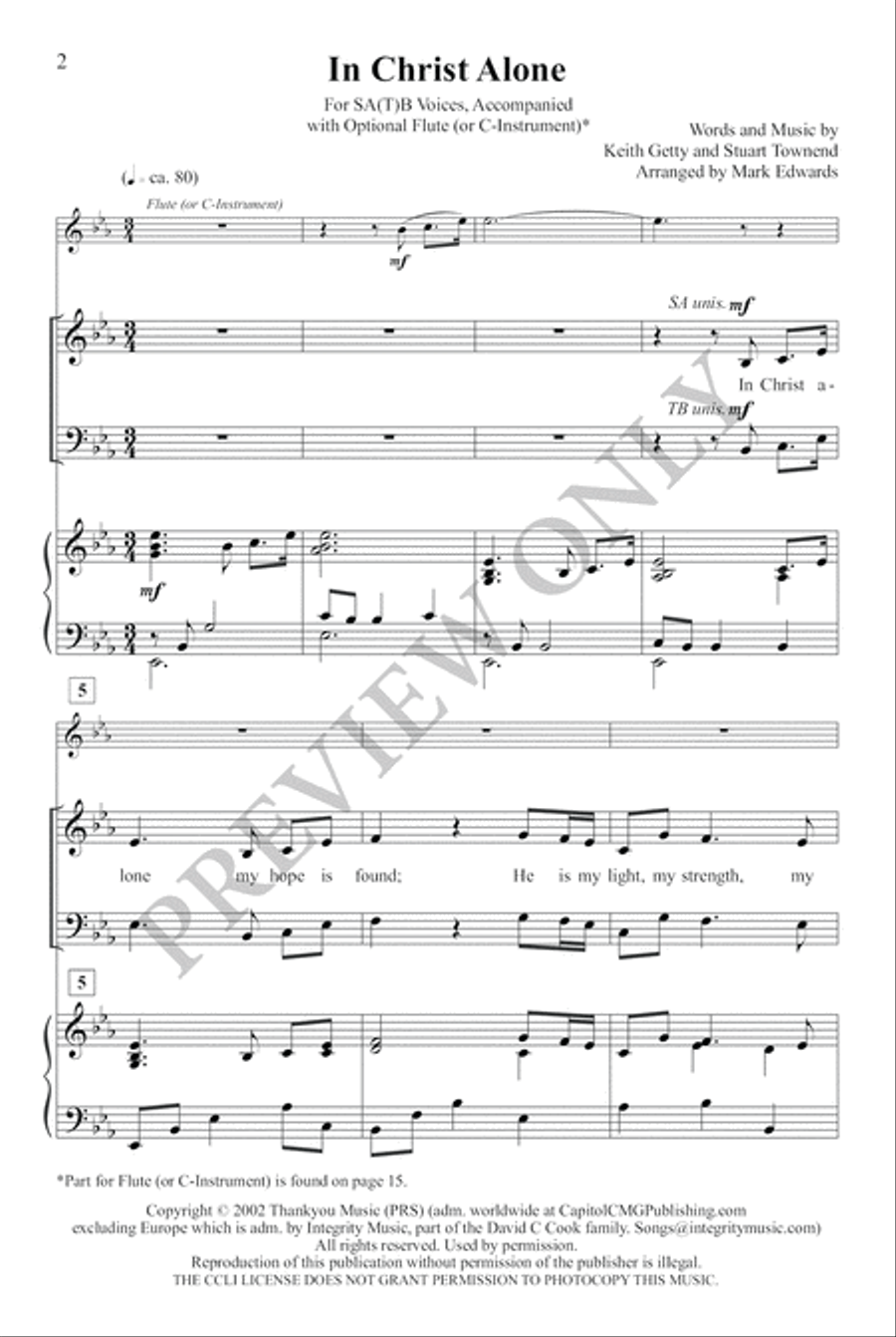 In Christ Alone SA scores gallery preview page 2