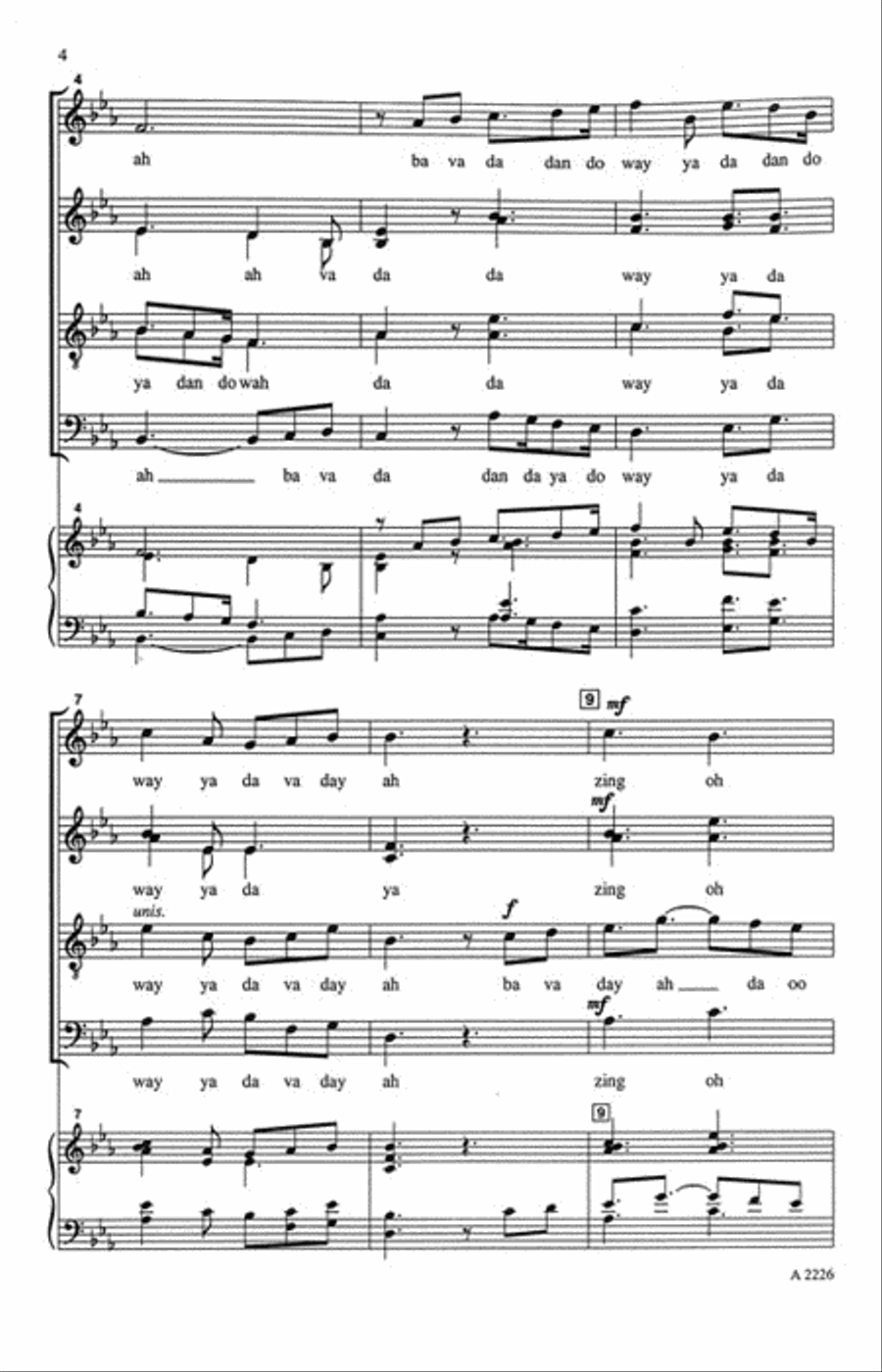 VoiceDance 4-Part scores gallery preview page 3