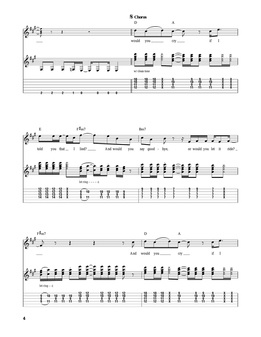 Let It Ride Acoustic Guitar scores gallery preview page 4
