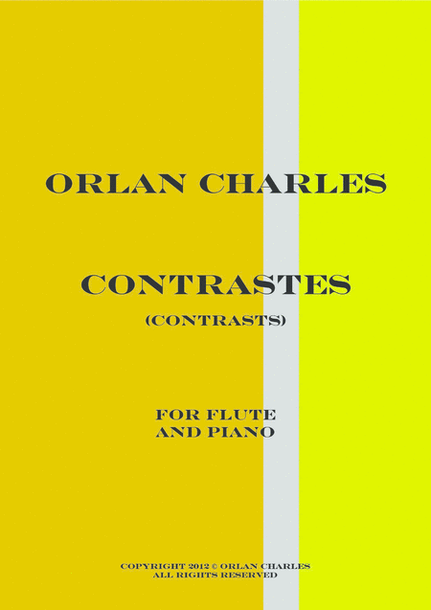 Contrastes (Contrasts for flute and piano) image number null