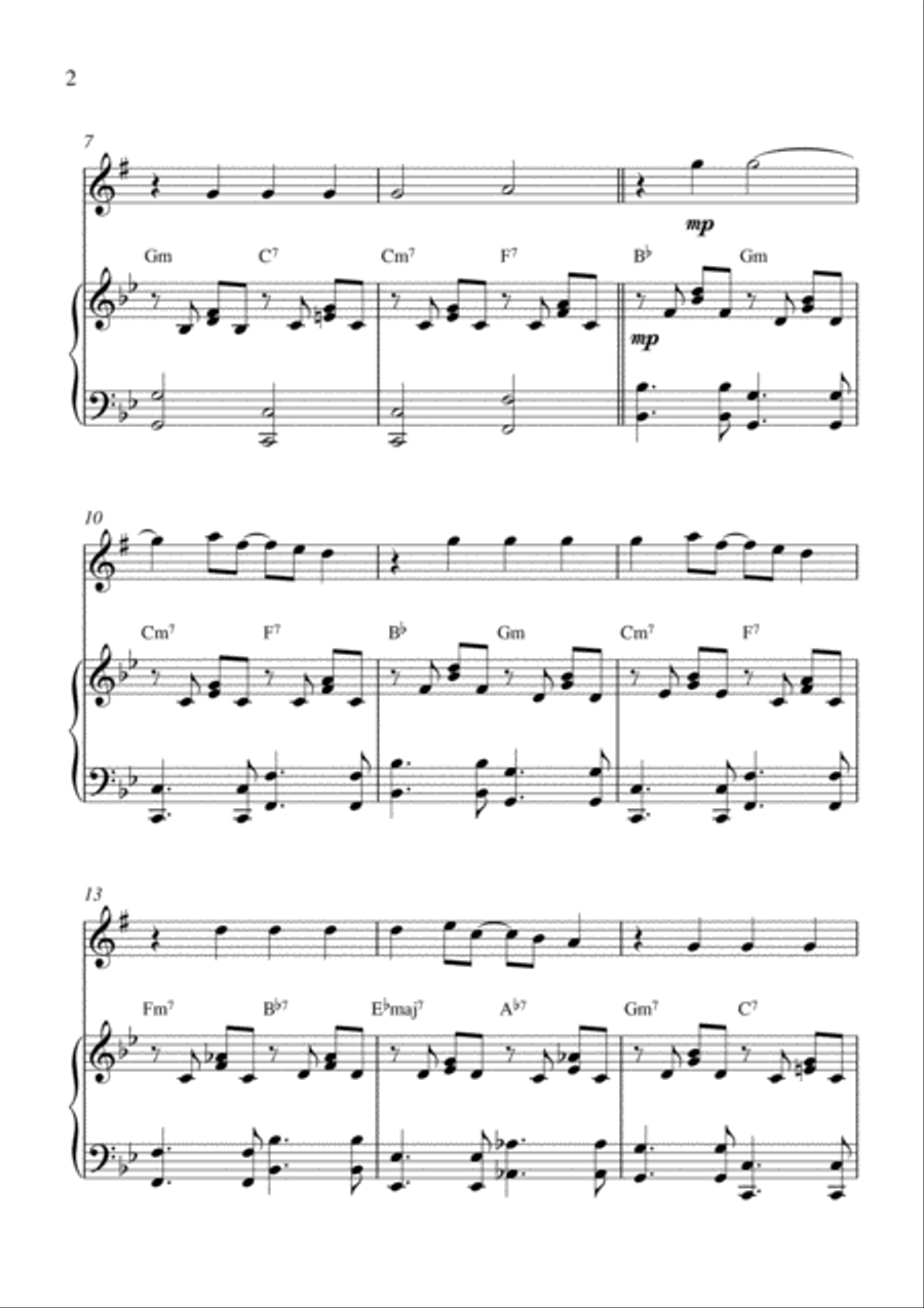 Love Is The Sweetest Thing Alto Saxophone scores gallery preview page 2
