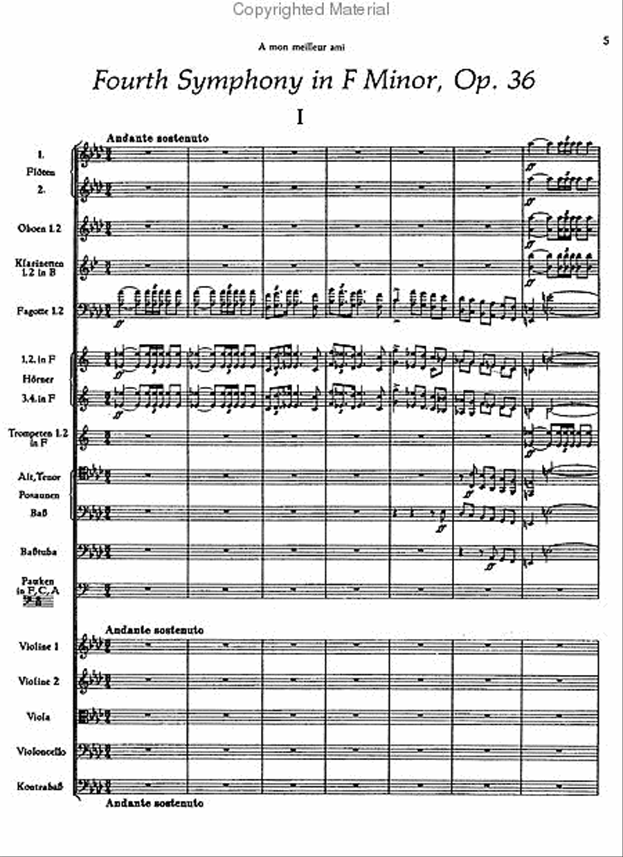 Fourth, Fifth and Sixth Symphonies in Full Score Full Orchestra scores gallery preview page 2
