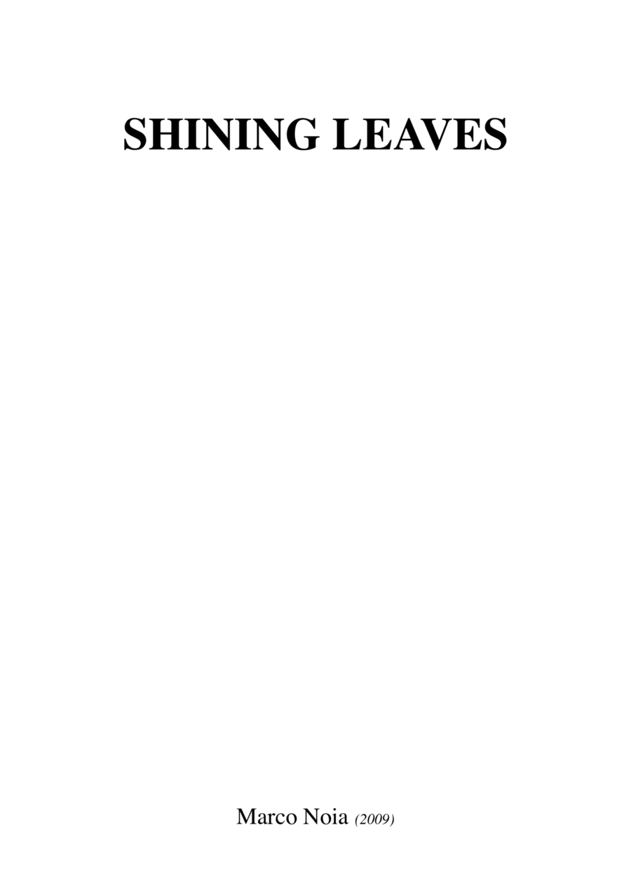 Shining Leaves Shining Leaves Piano Method scores gallery preview page 1