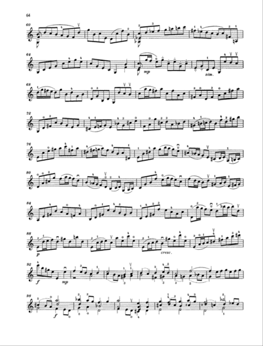 Sonata III Violin Solo scores gallery preview page 3