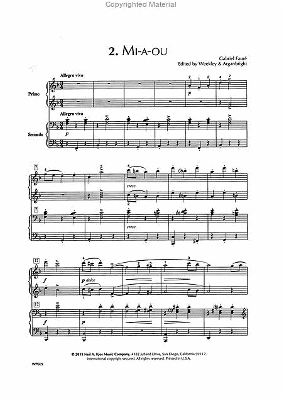 Dolly Suite Opus 56 1 Piano, 4-Hands scores gallery preview page 3