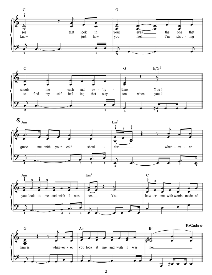 Cold Shoulder Voice scores gallery preview page 2