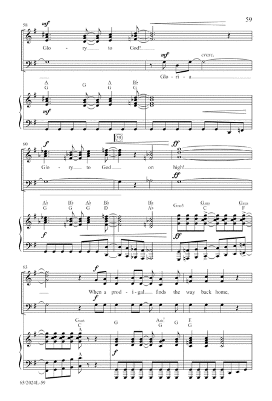 Child of Hope 3-Part scores gallery preview page 60