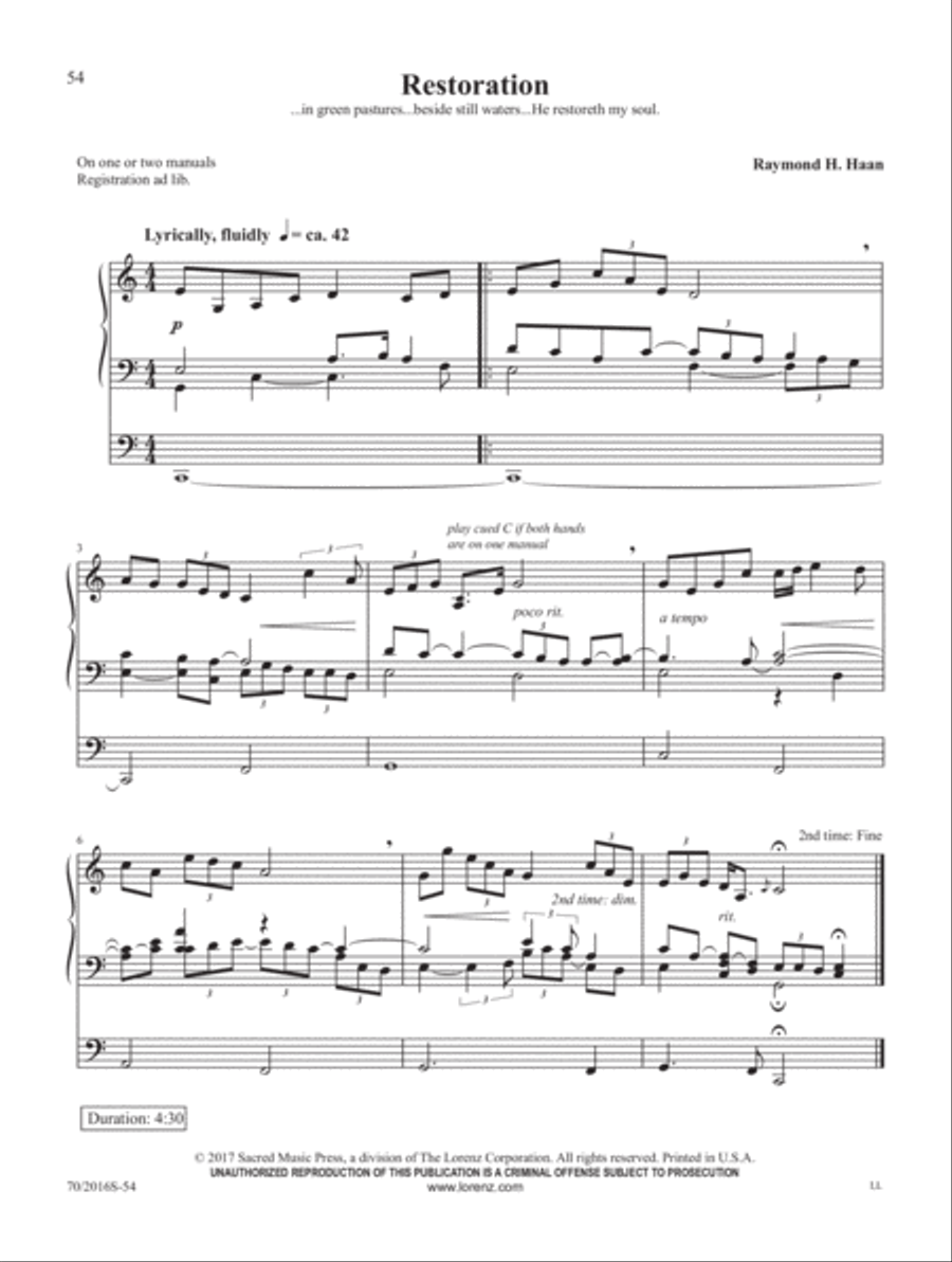 Preludes and Meditations Preludes and Meditations Organ Solo scores gallery preview page 24